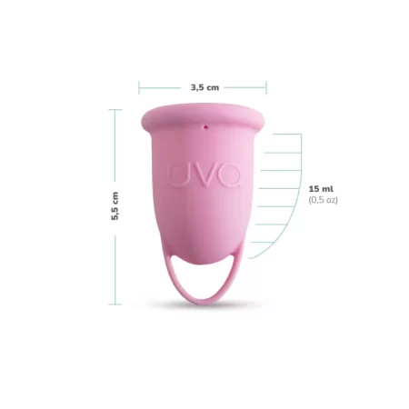 Alternative view of Copa Menstrual UVA 2 Talla 0 Rosado