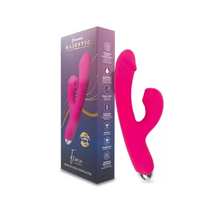 Majestic Vibrador Doble Est Flora