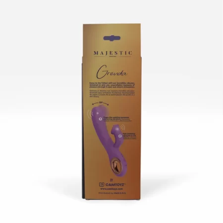 Vibrador Doble Est Grenda Majestic - Imagen 3
