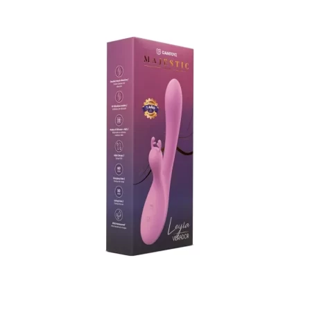 Vibrador Doble Leyla Rosado